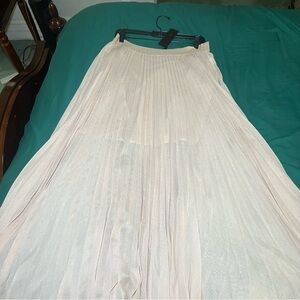 BCBG Pleated Maxi Skirt